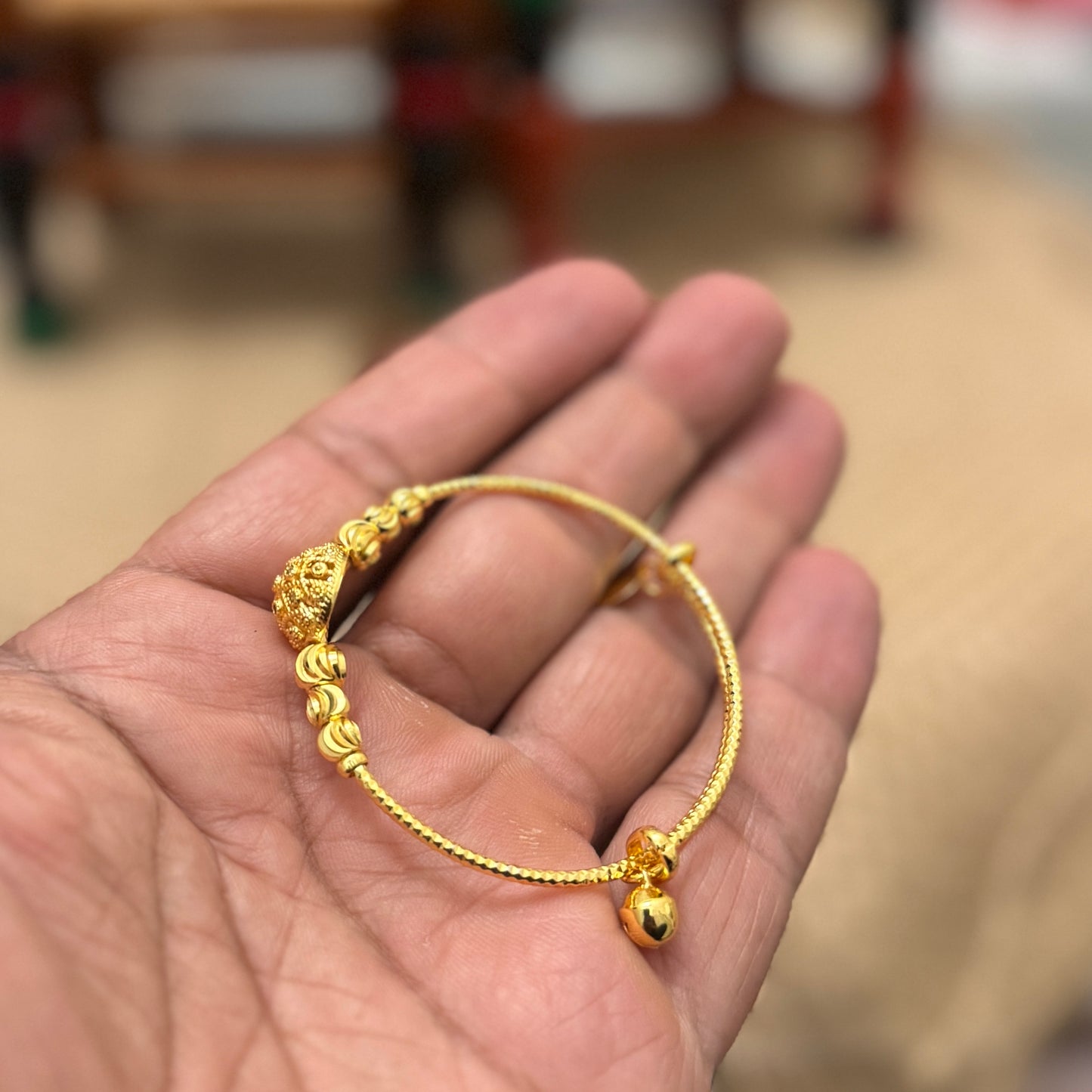 Gold Bangles for girls, Small size Bangles for Kids, Gold Bangles for Baby girls