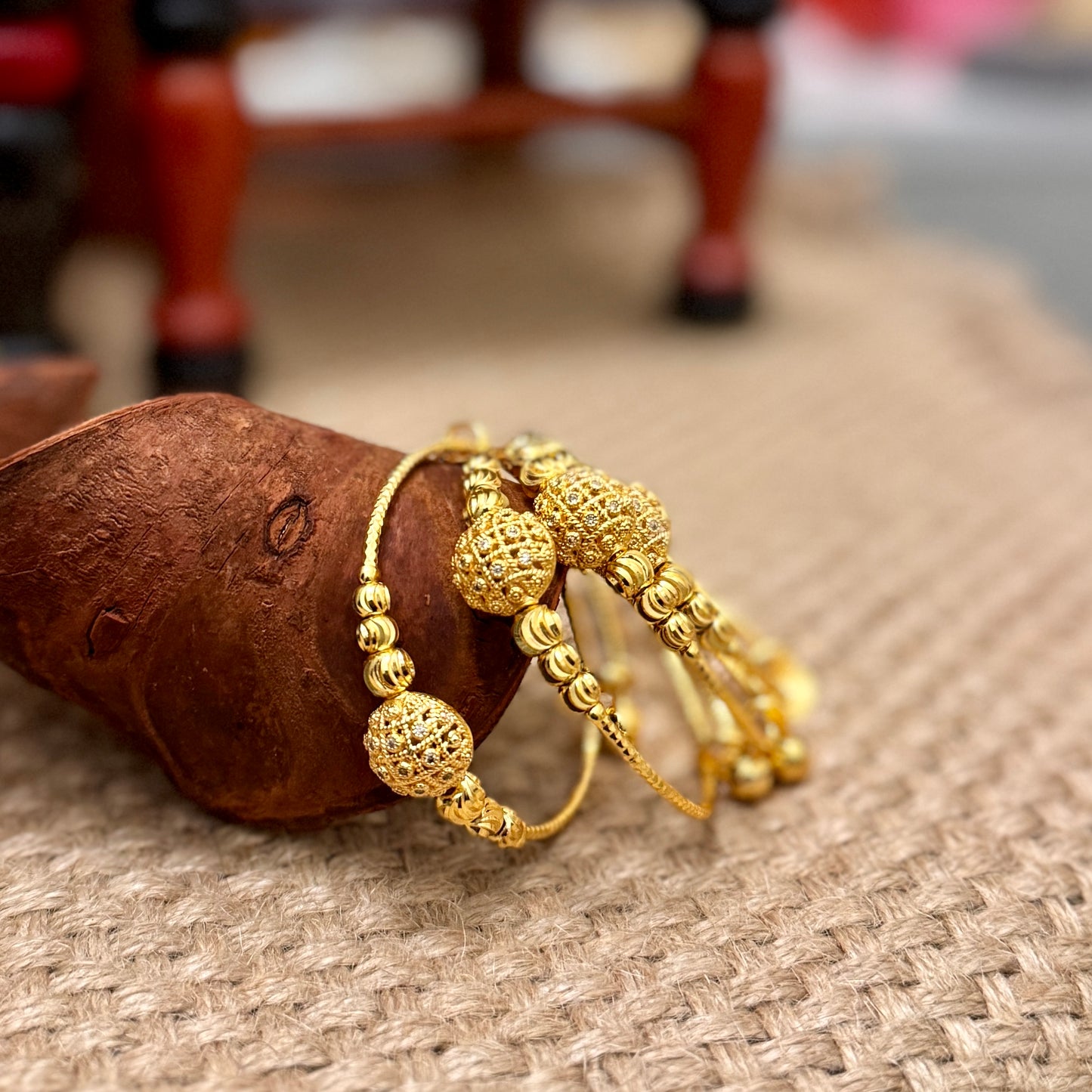 Gold Bangles for girls, Small size Bangles for Kids, Gold Bangles for Baby girls
