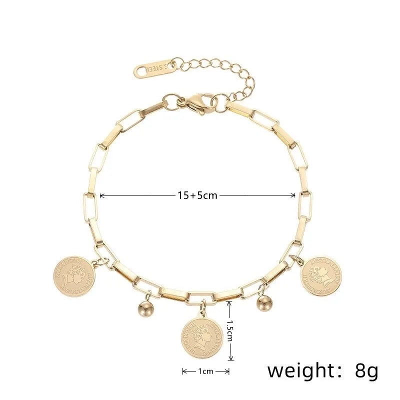 Charm Bracelet, Gold Bracelet