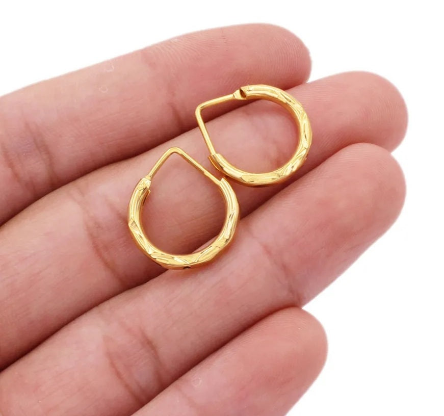 Hoop Earrings, Gold Hoop Earrings