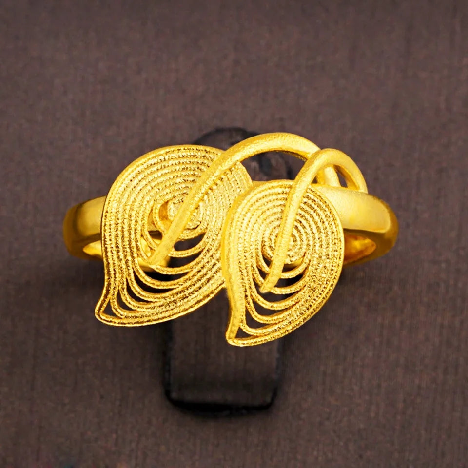 Gold Ring, Wedding Gold Jewelry Ring