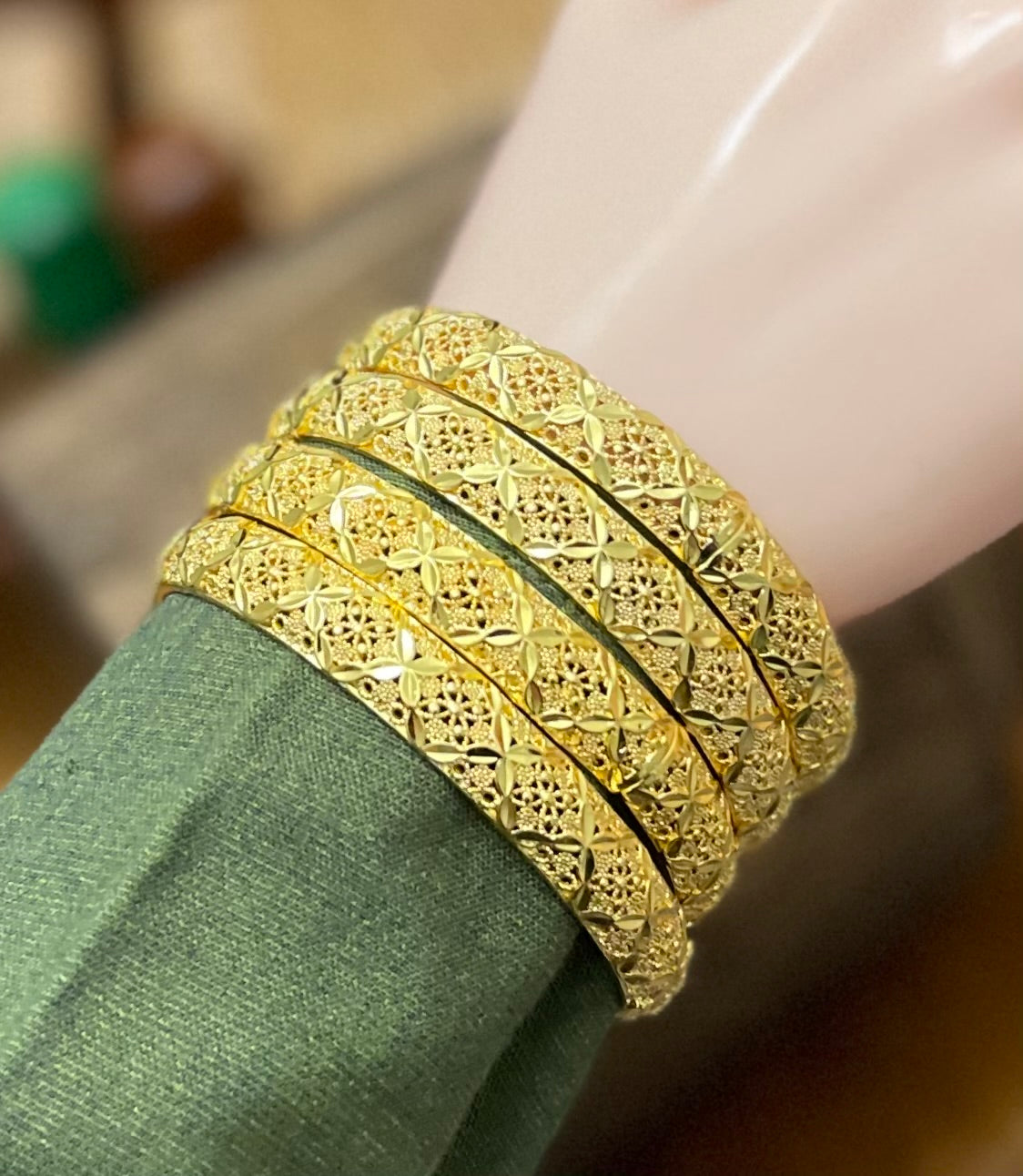 Dubai Gold Plated Bangles