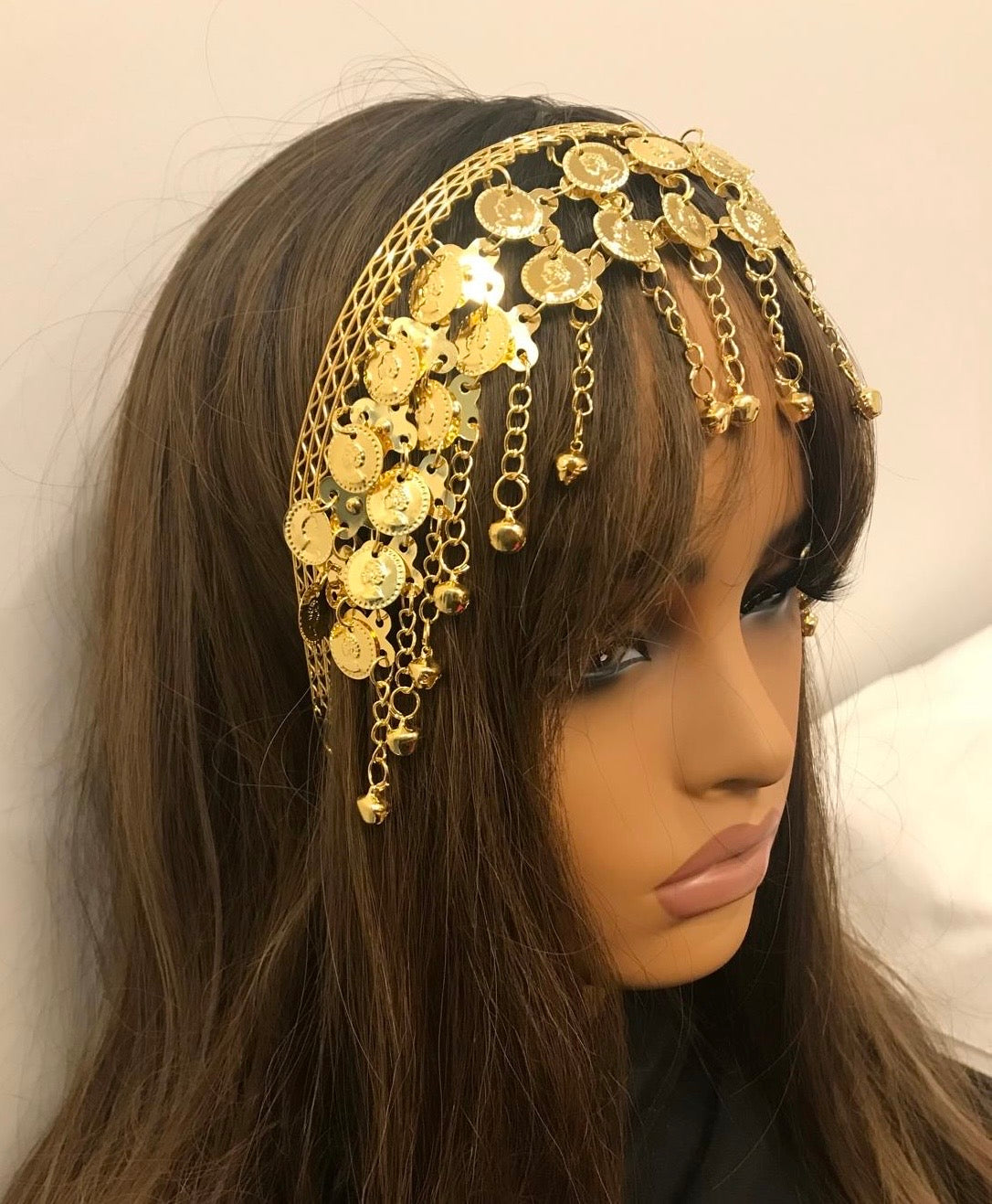Head Chain Jewelry, Arabic Style Jewelry, Lira Head Band