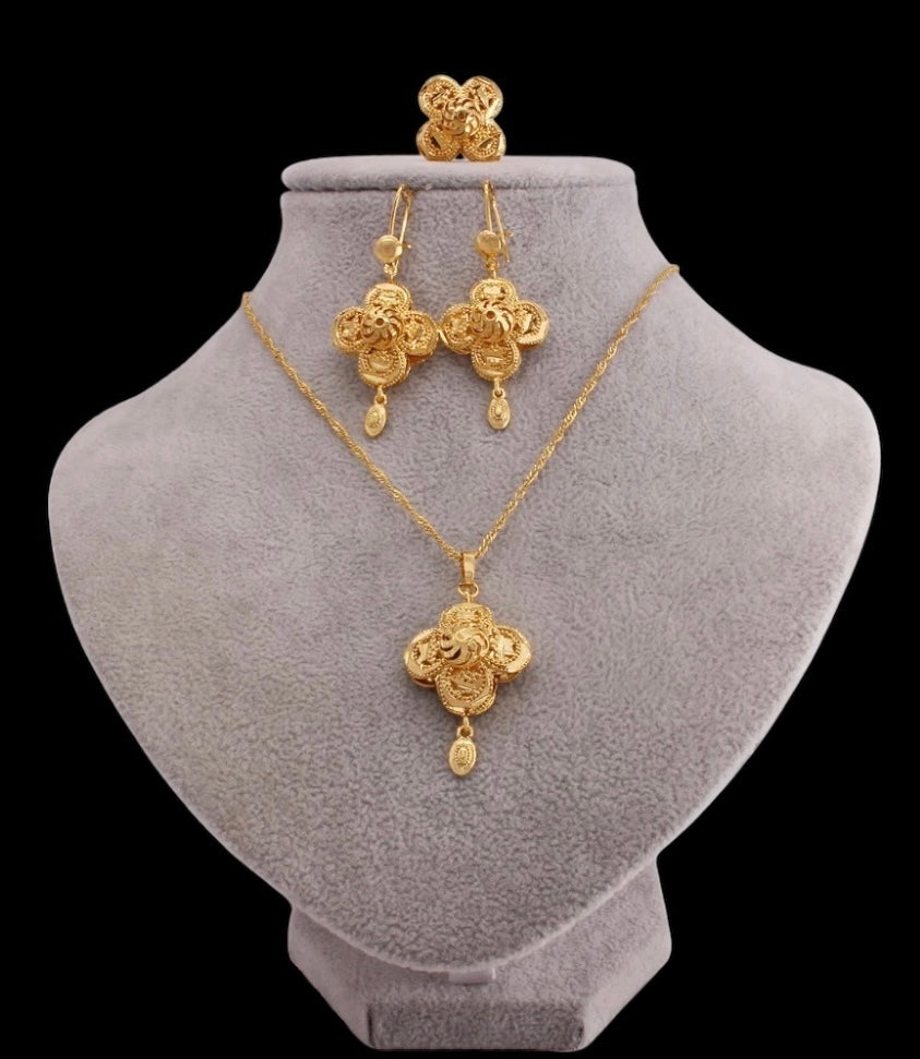 Gold Jewelry Set for Women