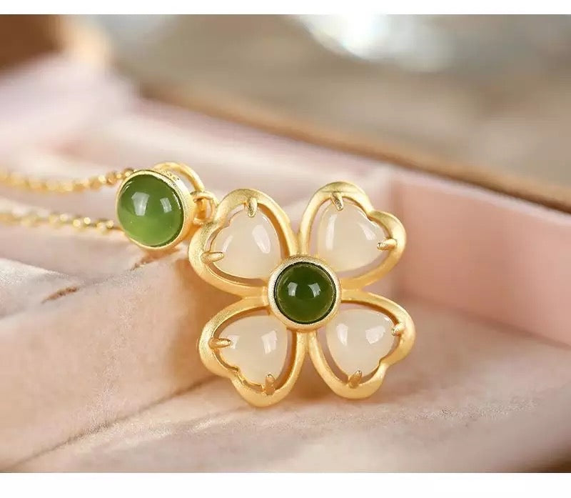 Natural Jade - Natural Hetian Jade Pendant/Necklace