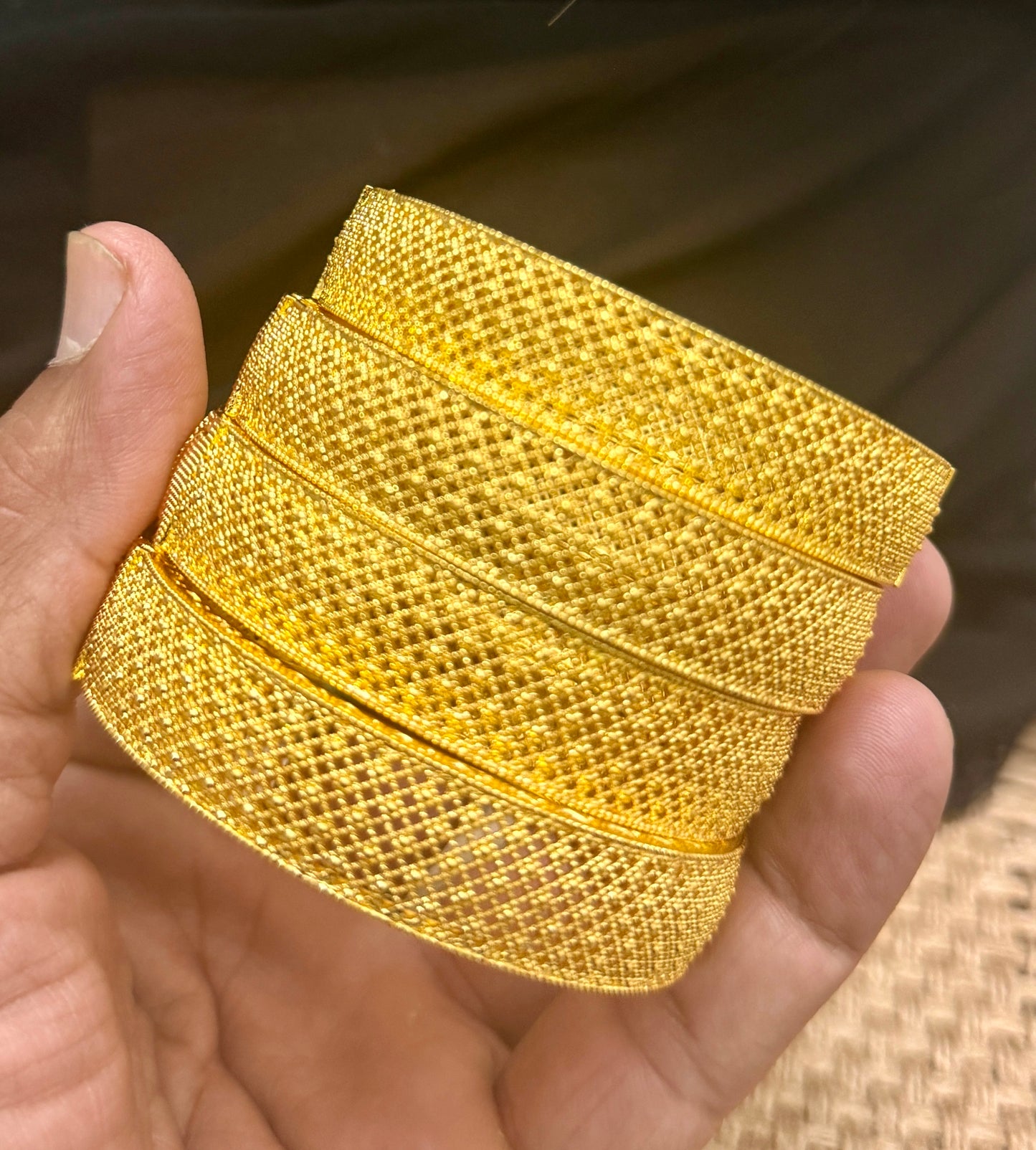 24k Gold Plated Bangles