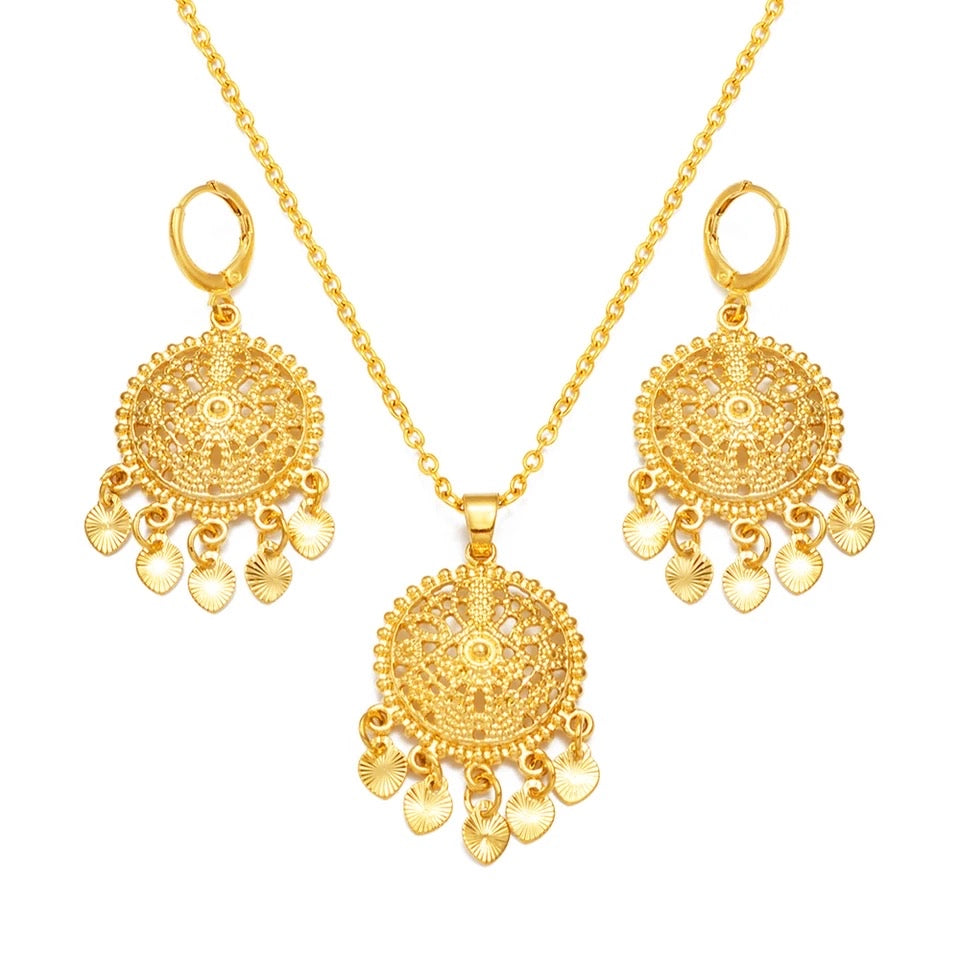 Gold Jewelry Set