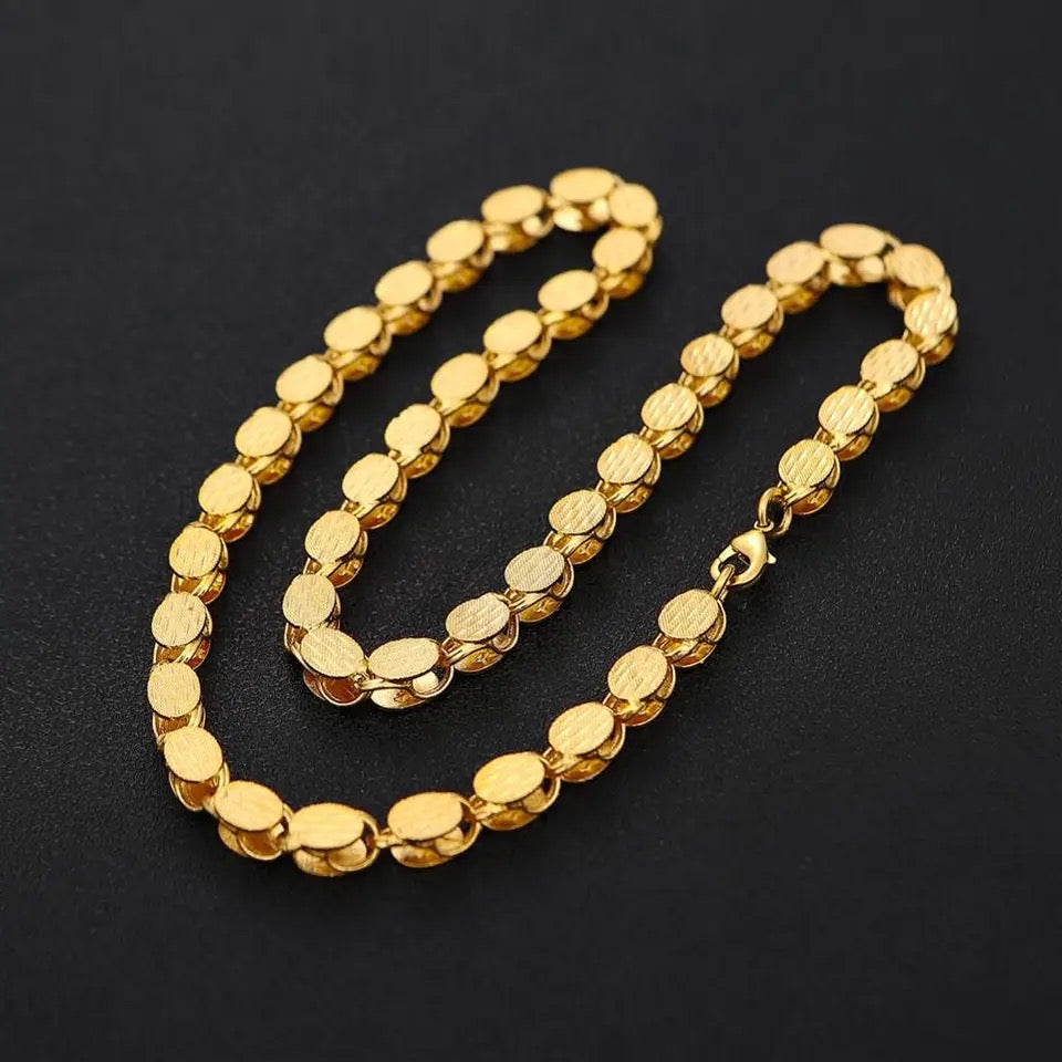 24K Dubai Gold Plated Necklace