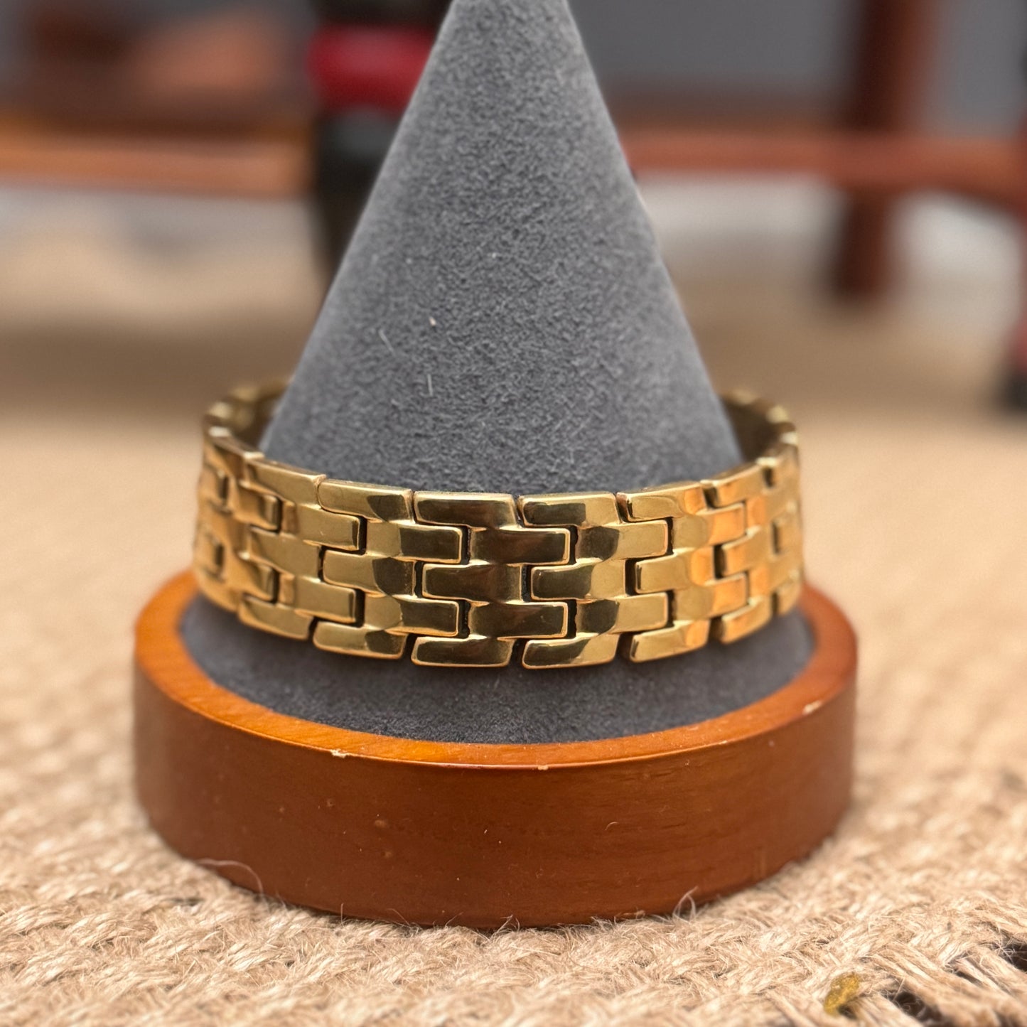 Men’s Bracelet, 24k Plated Bracelet for Men’s