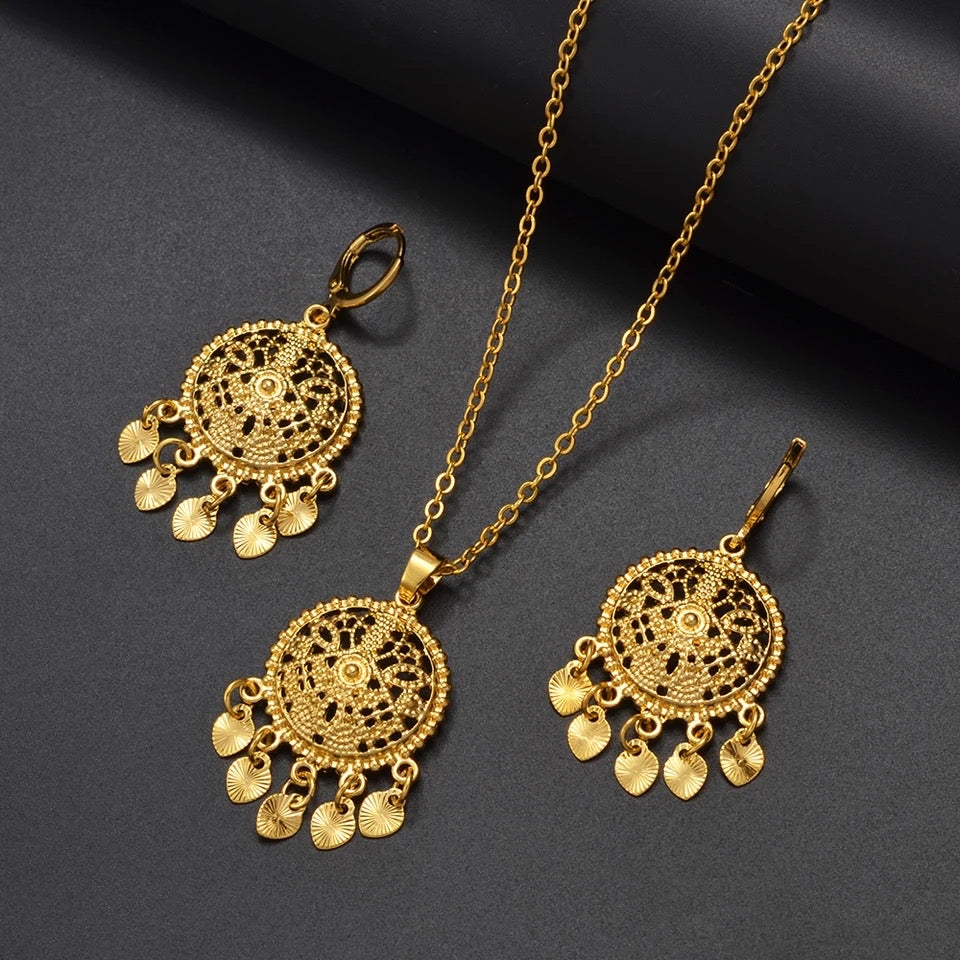 Gold Jewelry Set