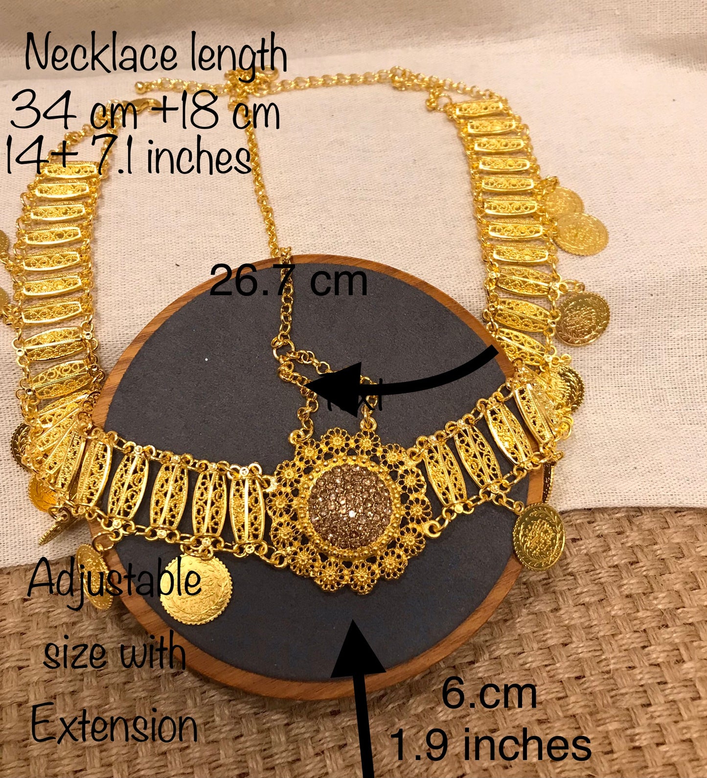 Gold Coin Hair Jewelry,