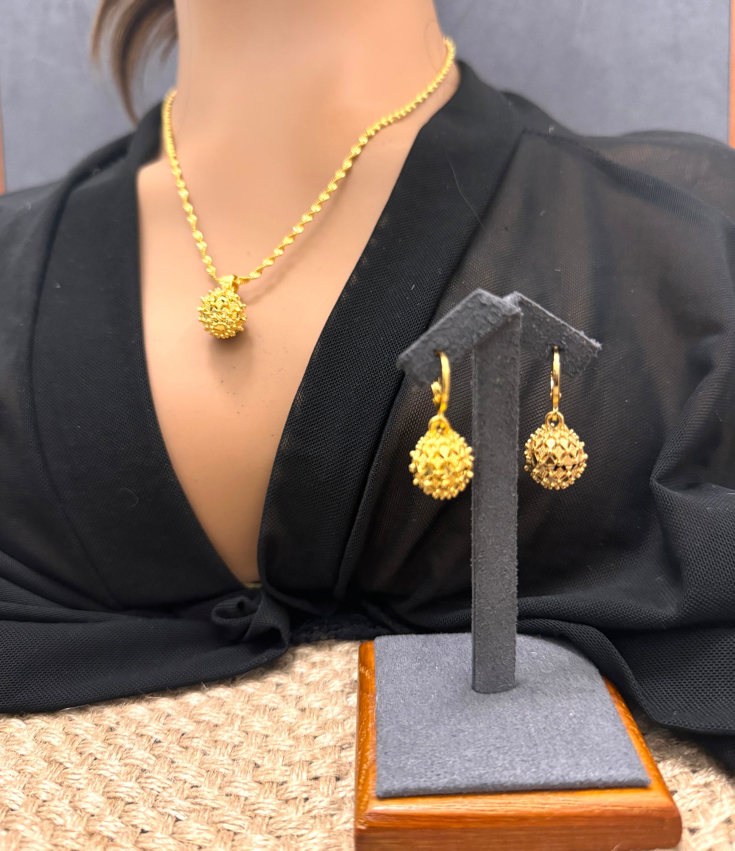 Gold Jewelry Set, African Jewelry Set