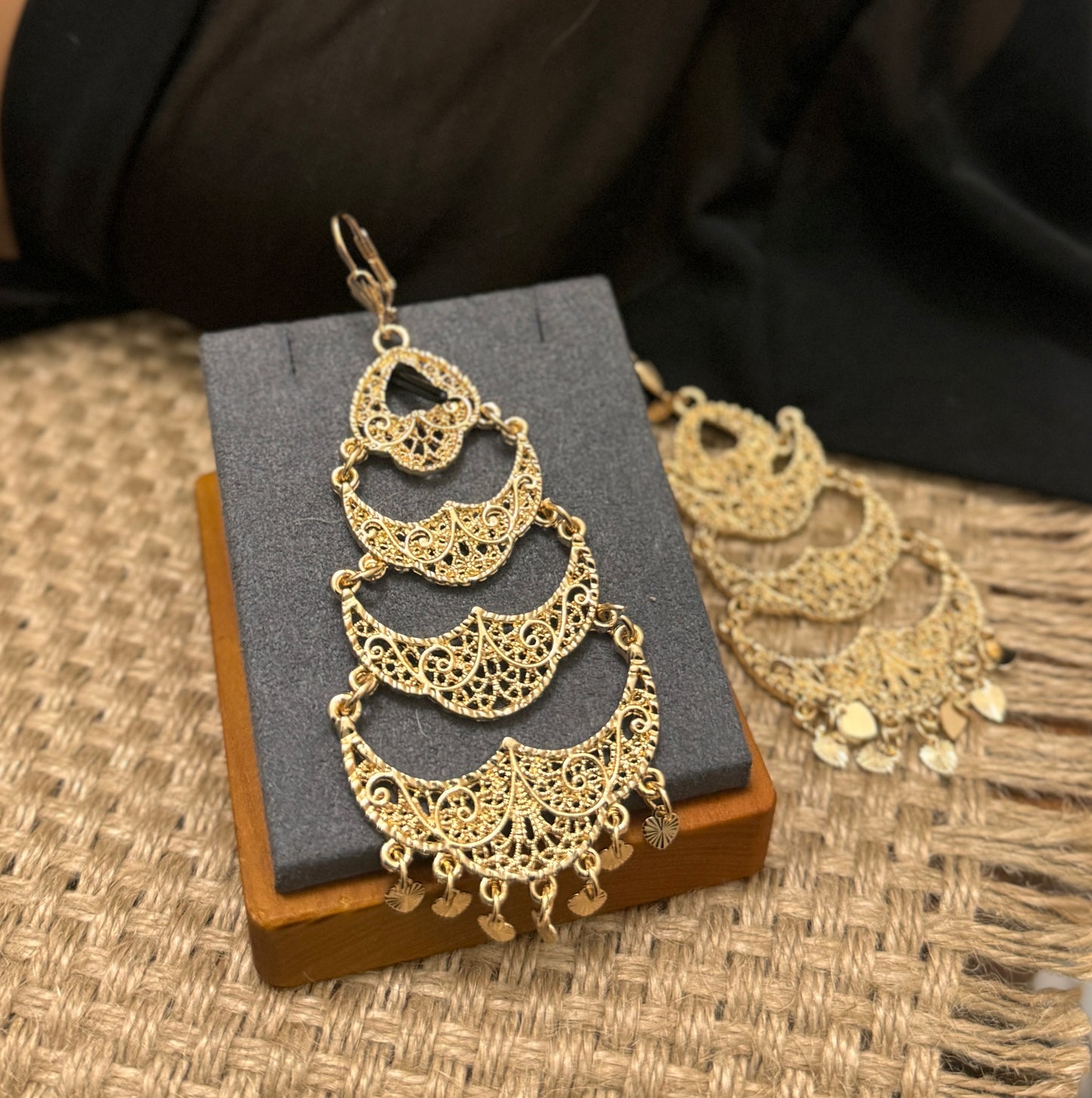 Hanging earrings, Kurdish Earrings, Middle Eastern Jewelry