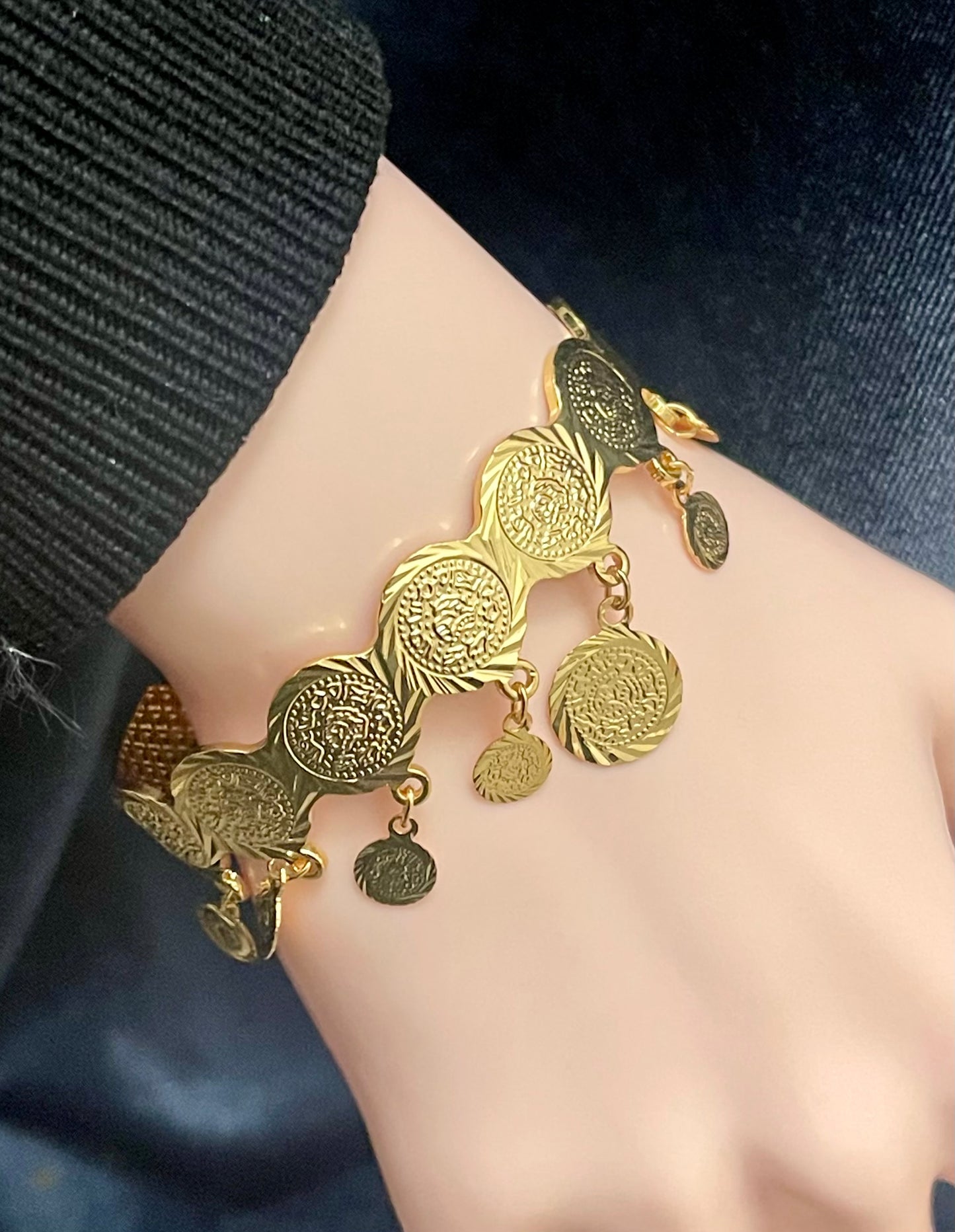 Cuff Coin Bracelets