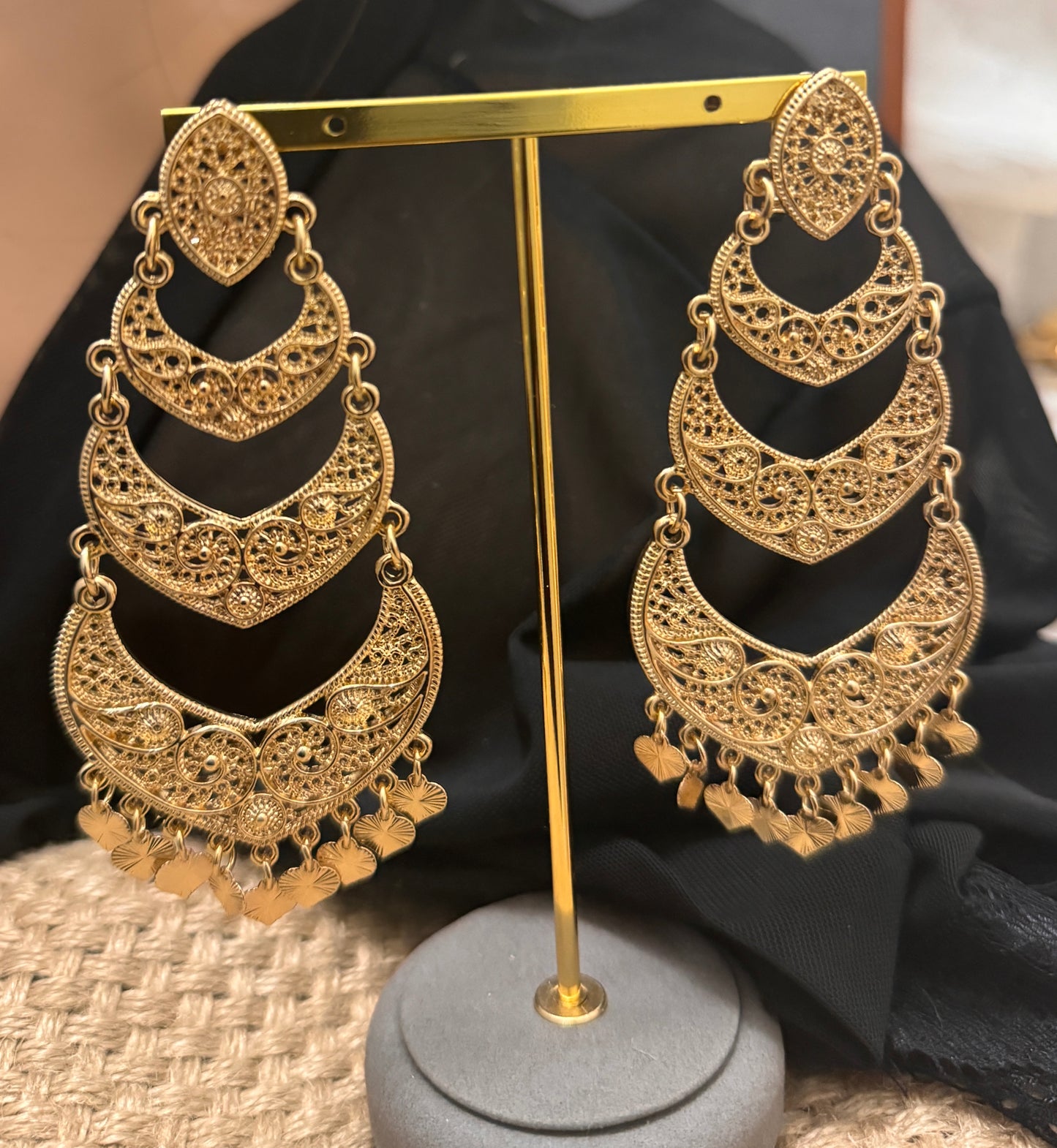 Coin Earrings, Lira Earrings, Hanging Earrings