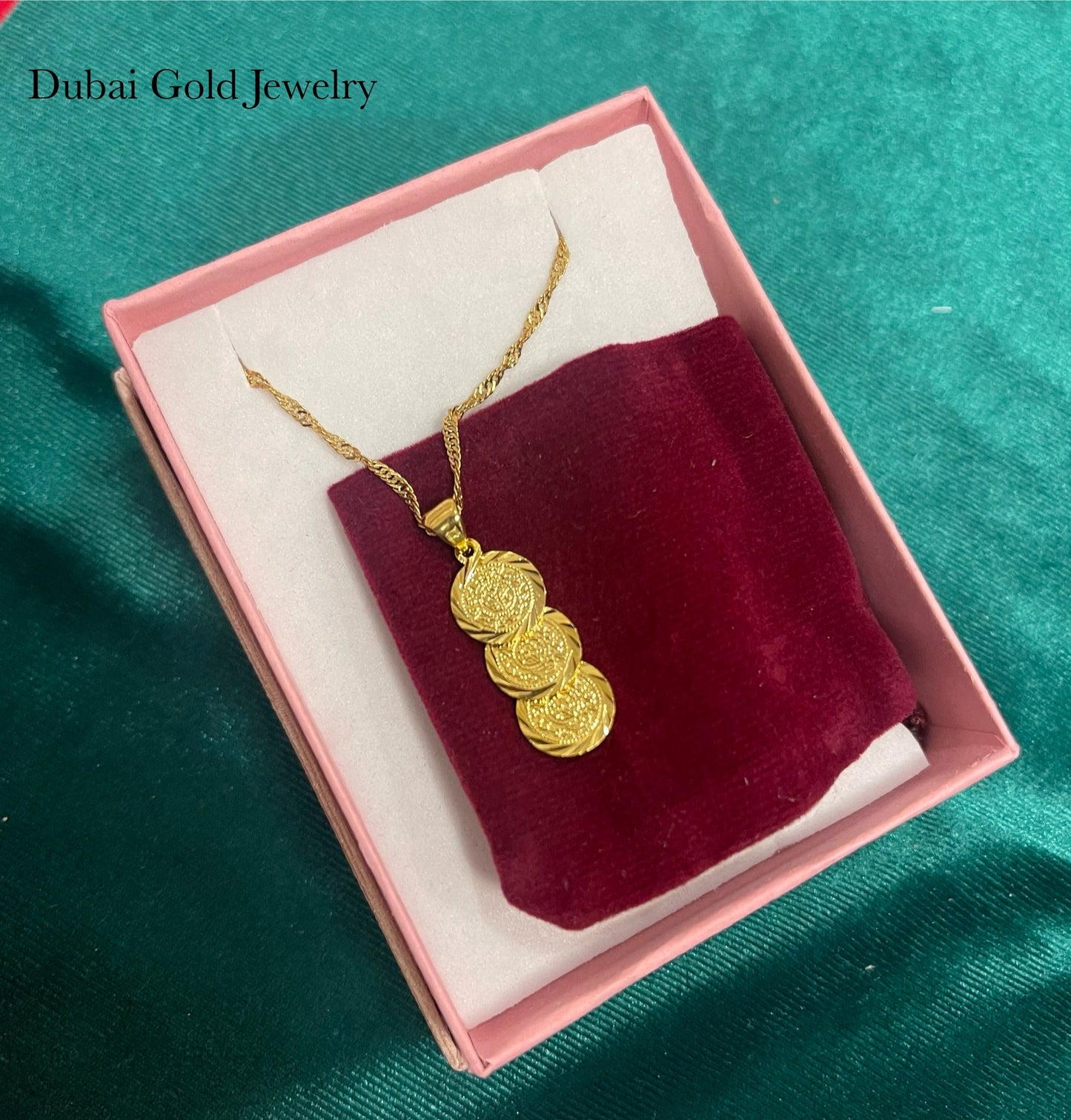 Coin Necklace, Gold Necklace