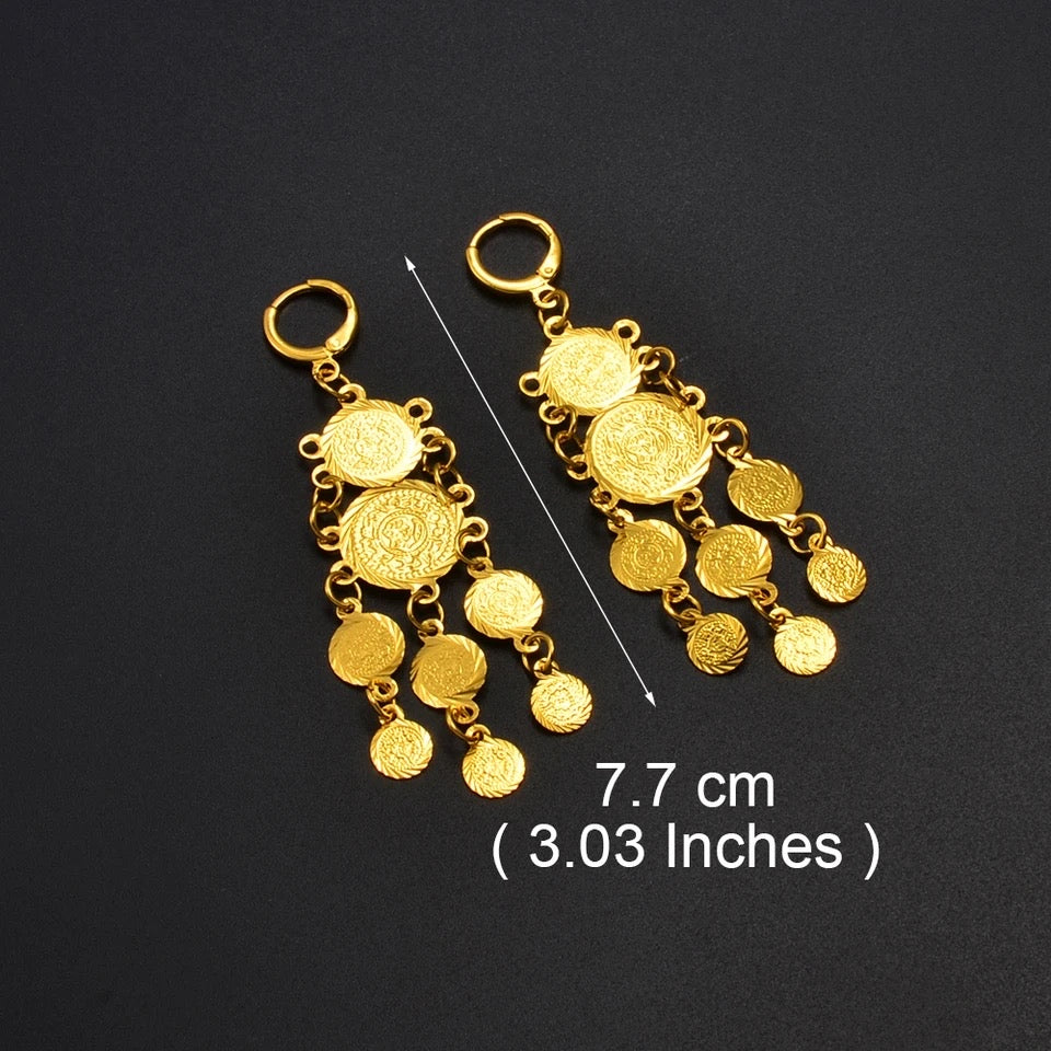 Coin Earrings for Women
