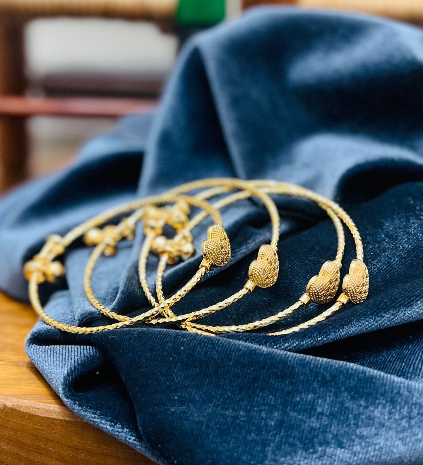 Gold Cuff Bangles, Gold Bangles