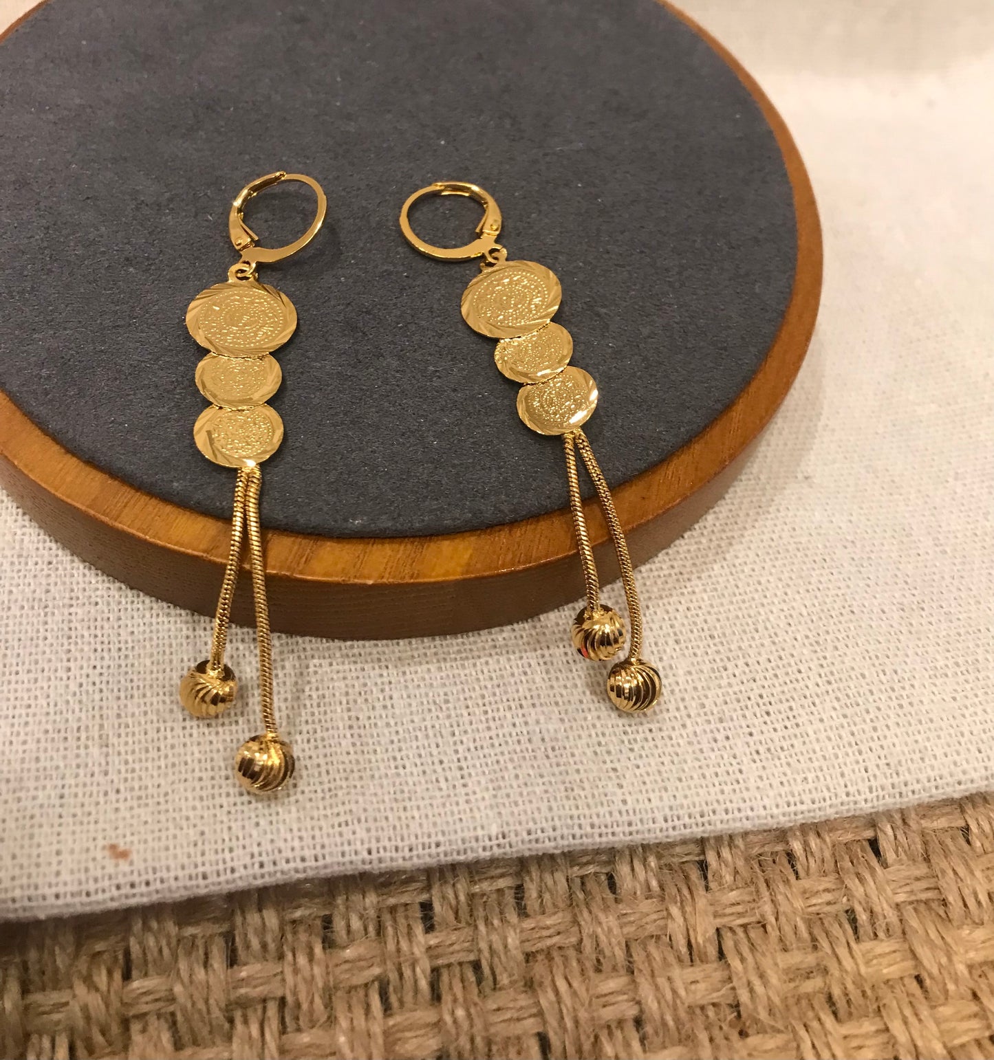 Gold Coin Jewelry Set