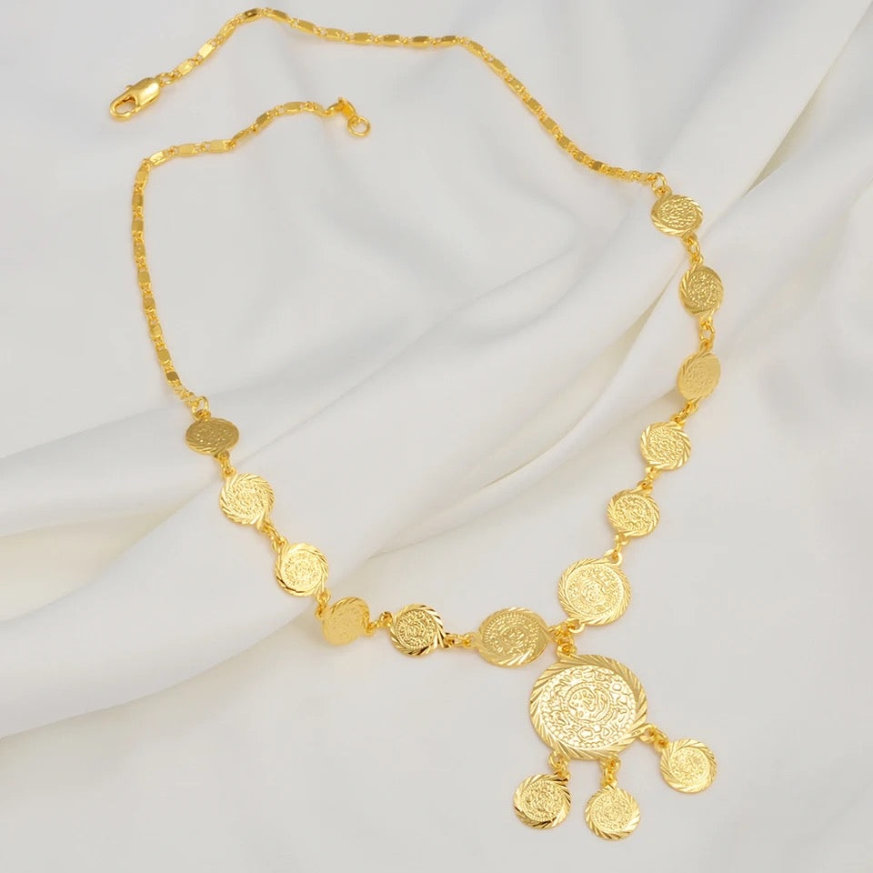 Gold Coin Necklace