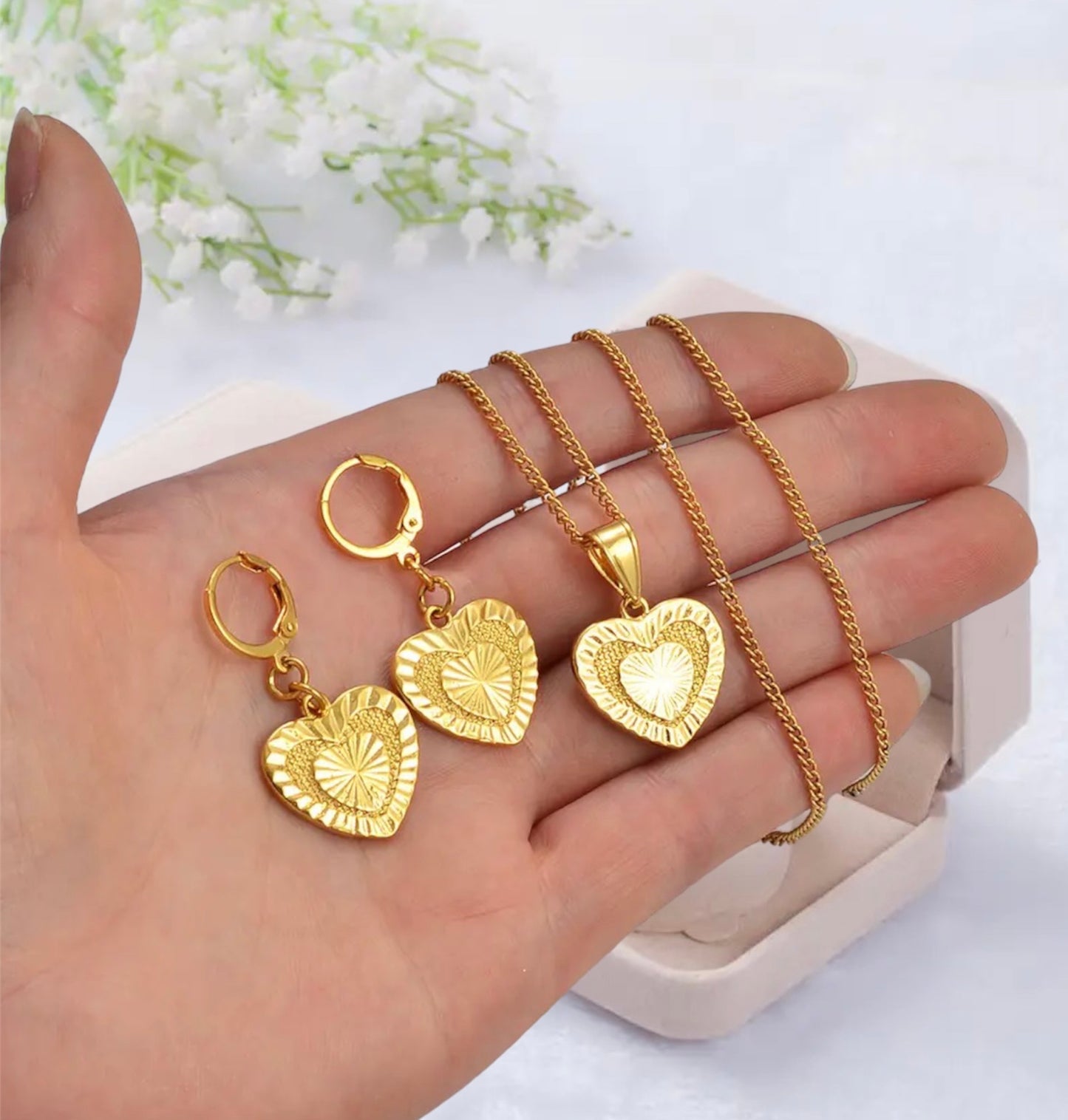 Heart Shape Jewelry Set