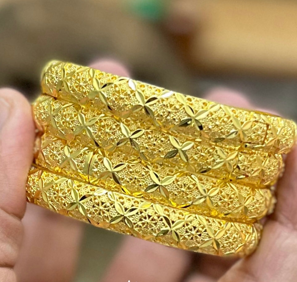 Dubai Gold Plated Bangles