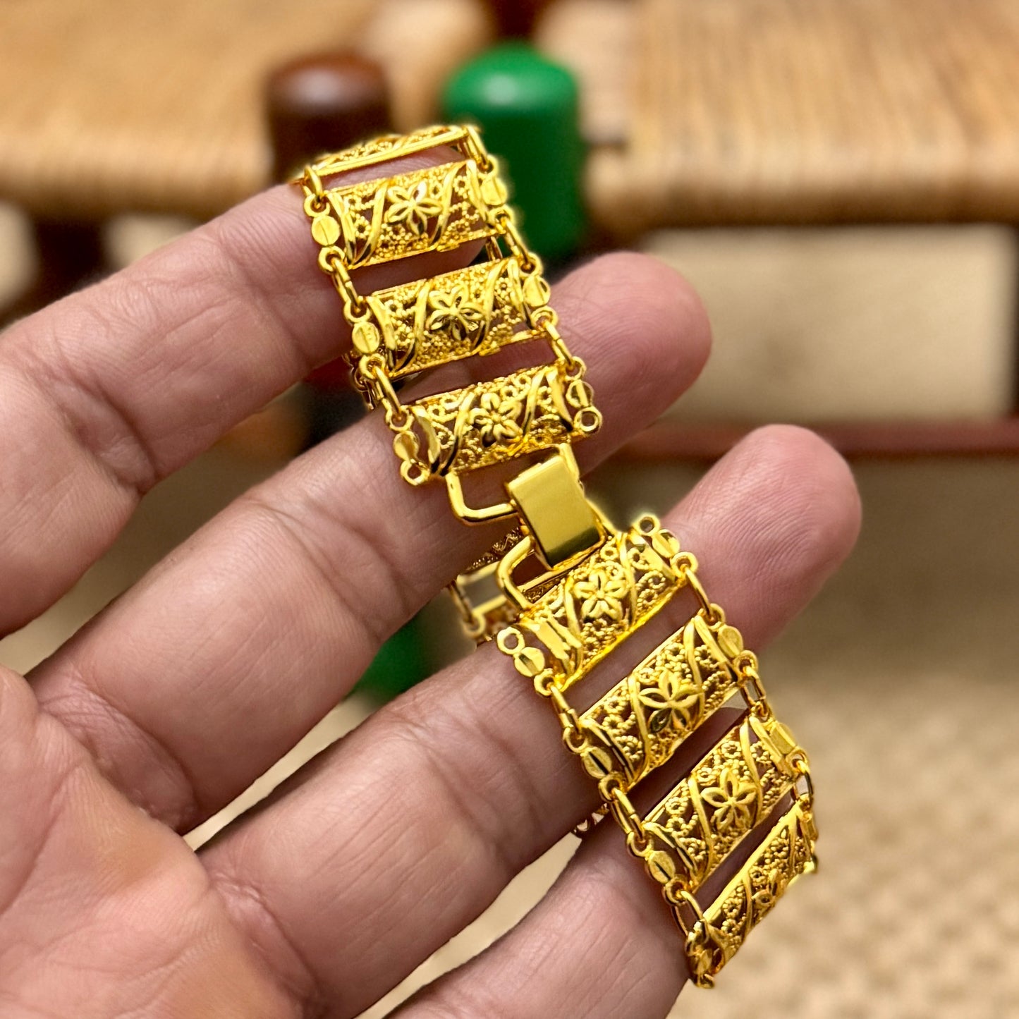 Bracelet for Women, 24k Gold Plated Bracelet