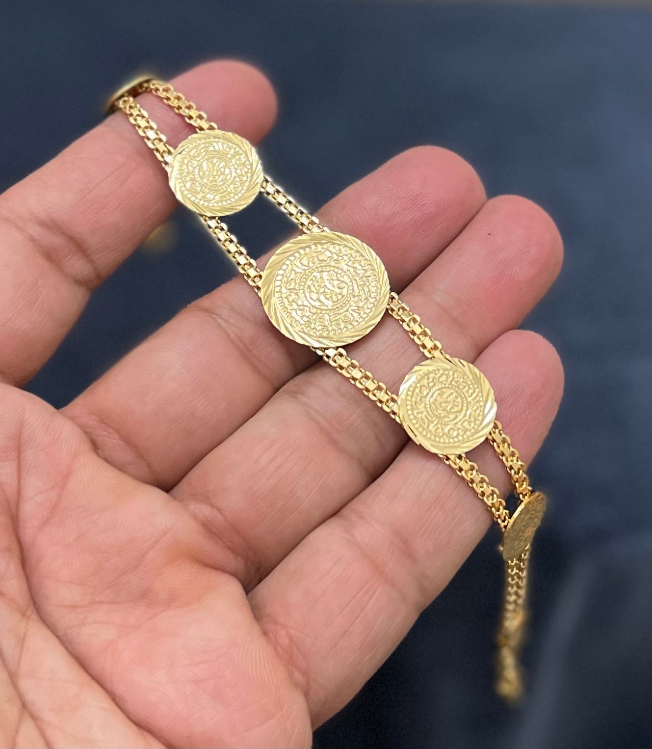 Coin bracelet
