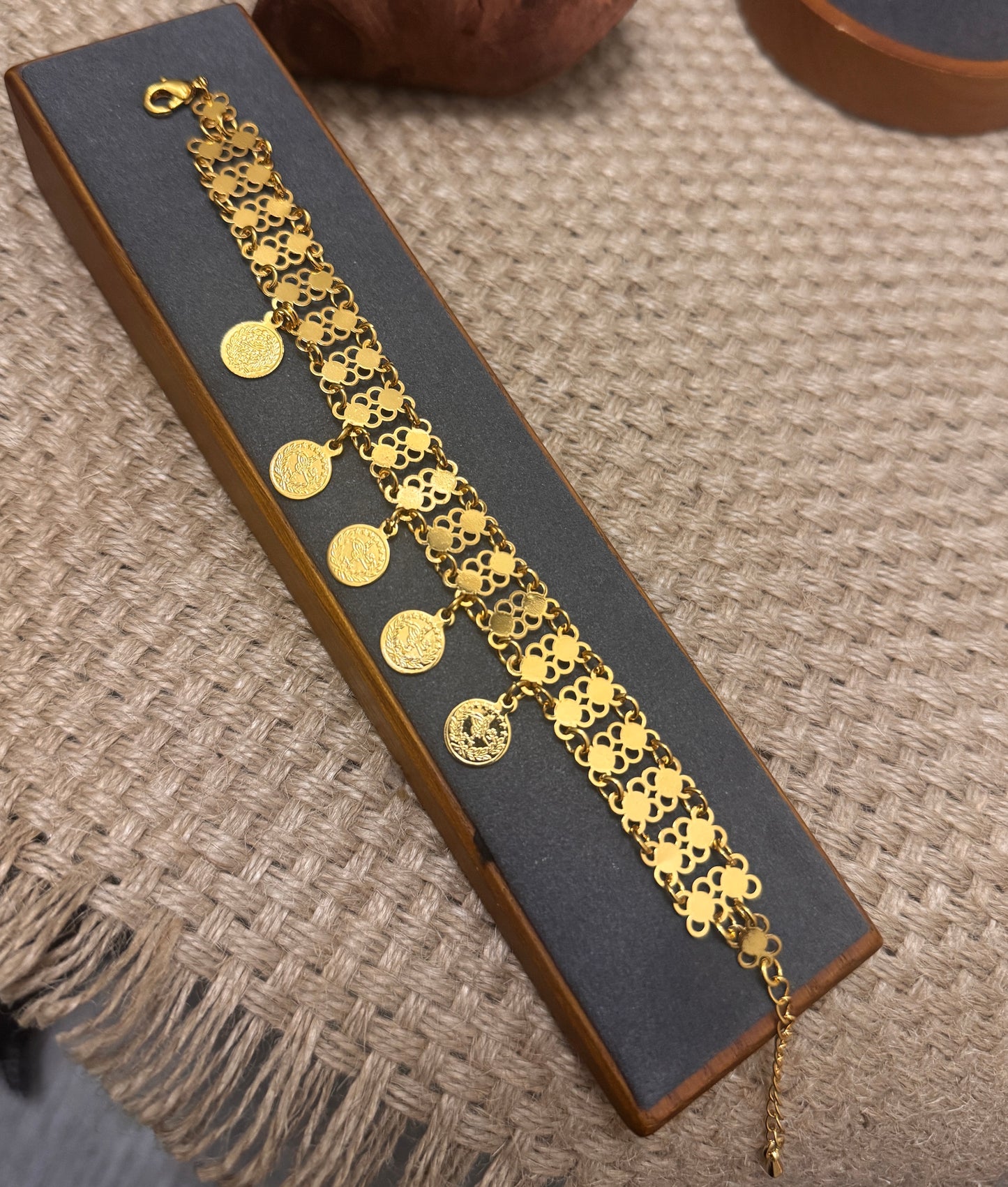 Coin bracelet for women’s