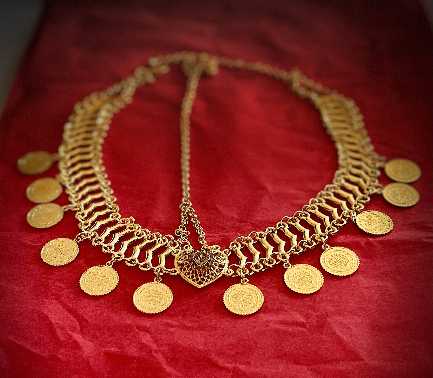 Gold Coin Hair jewelry