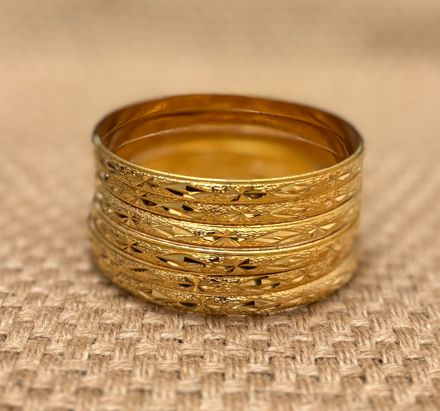 Slip On Bangles, 24K Gold Plated Bangles, Indian Bridal Bangles, Handmade Bracelet for Women