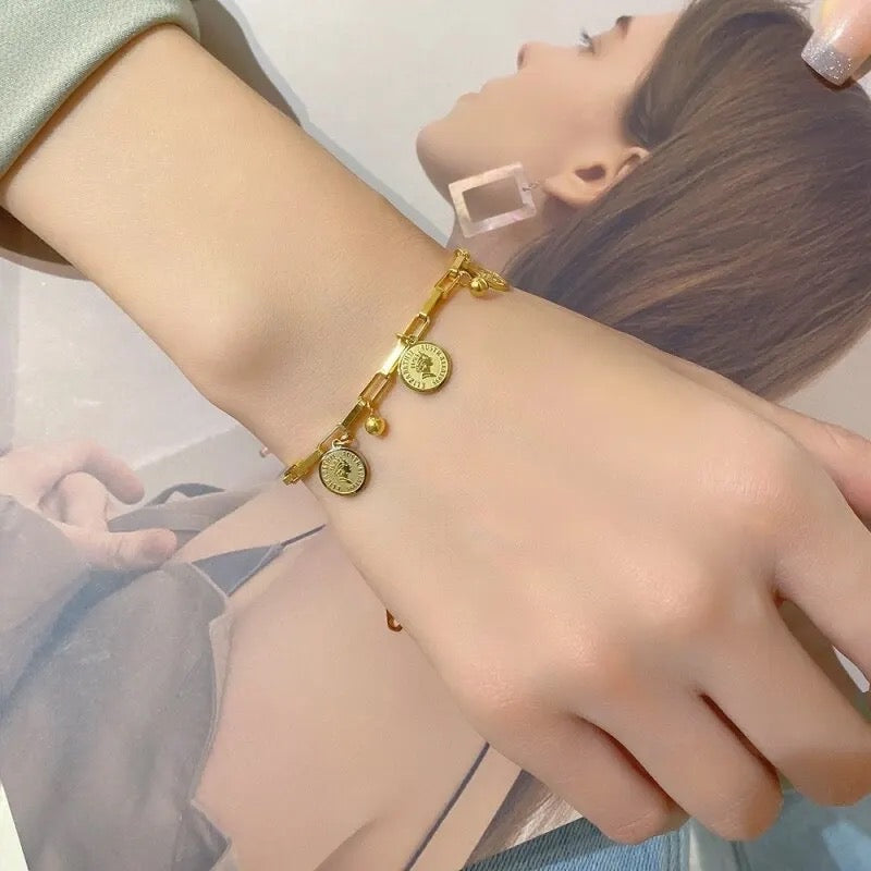 Charm Bracelet, Gold Bracelet