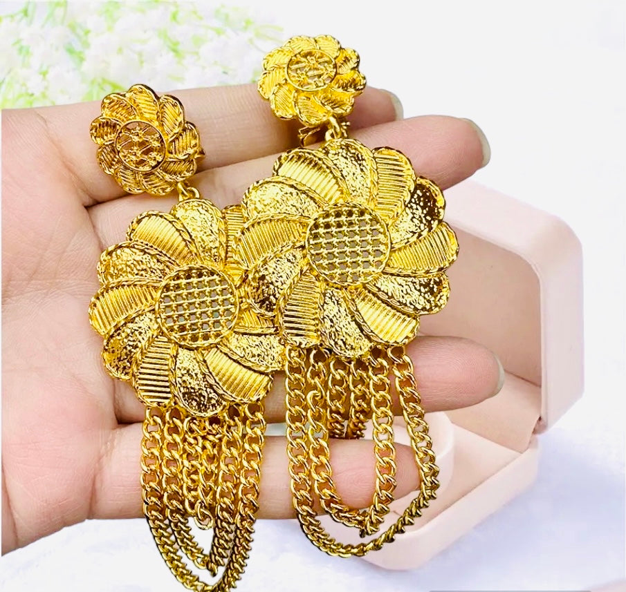 Gold Earrings, Statement Earrings