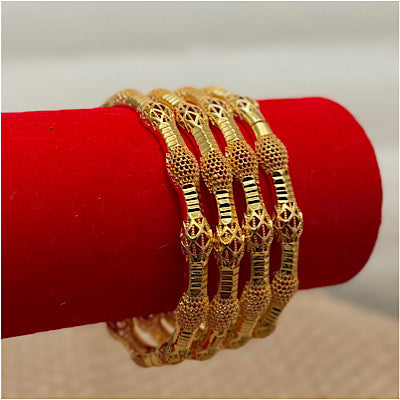 24K Dubai Gold Plated Bangles, Wedding Jewelry Bangles