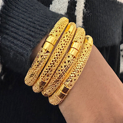 Gold Cuff Bangles, Cuff Bracelet
