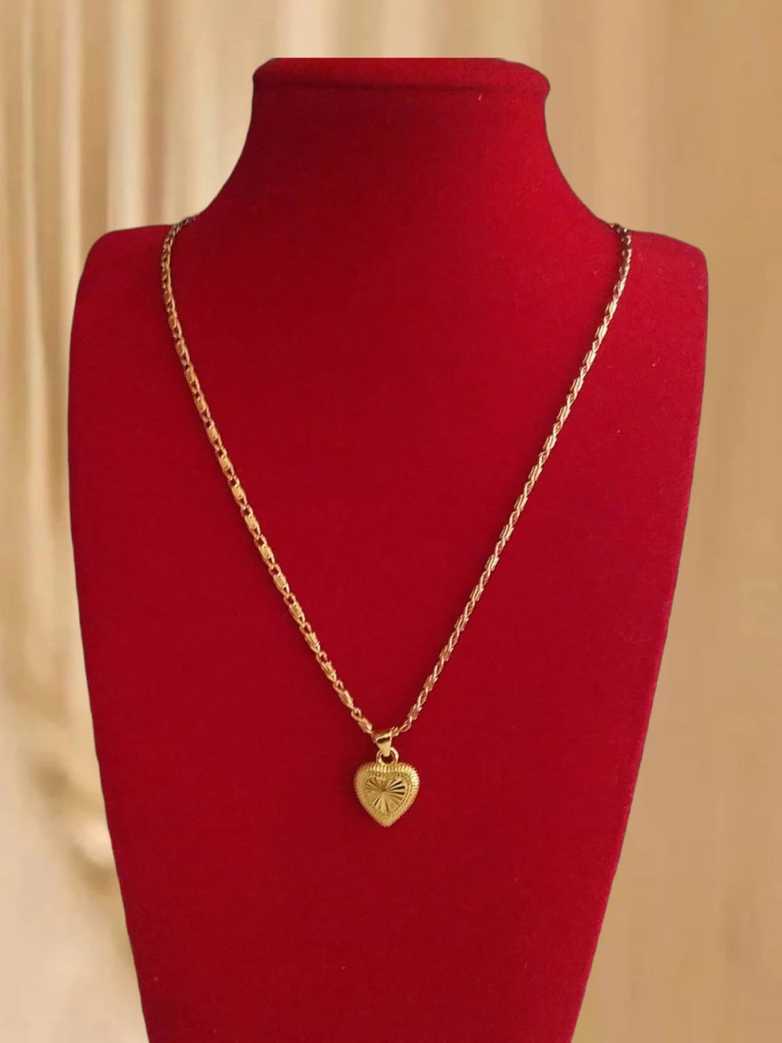 Gold Heart Necklace