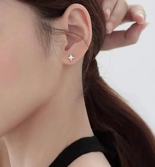 Minimalist Star Earrings