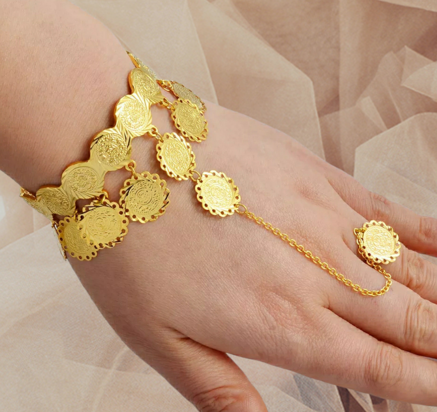 Coin Bracelets, Cuff Bracelets