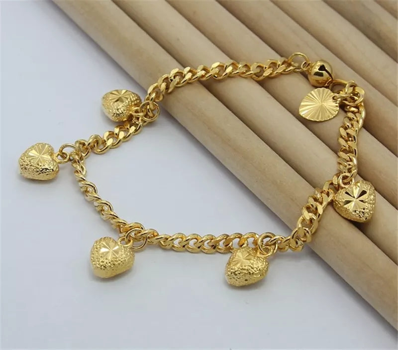 Charm Bracelet, Gold Bracelet