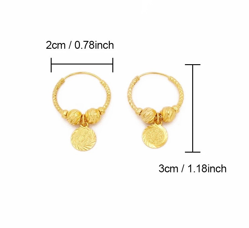 Hoop Earrings, Gold Hoop Earrings