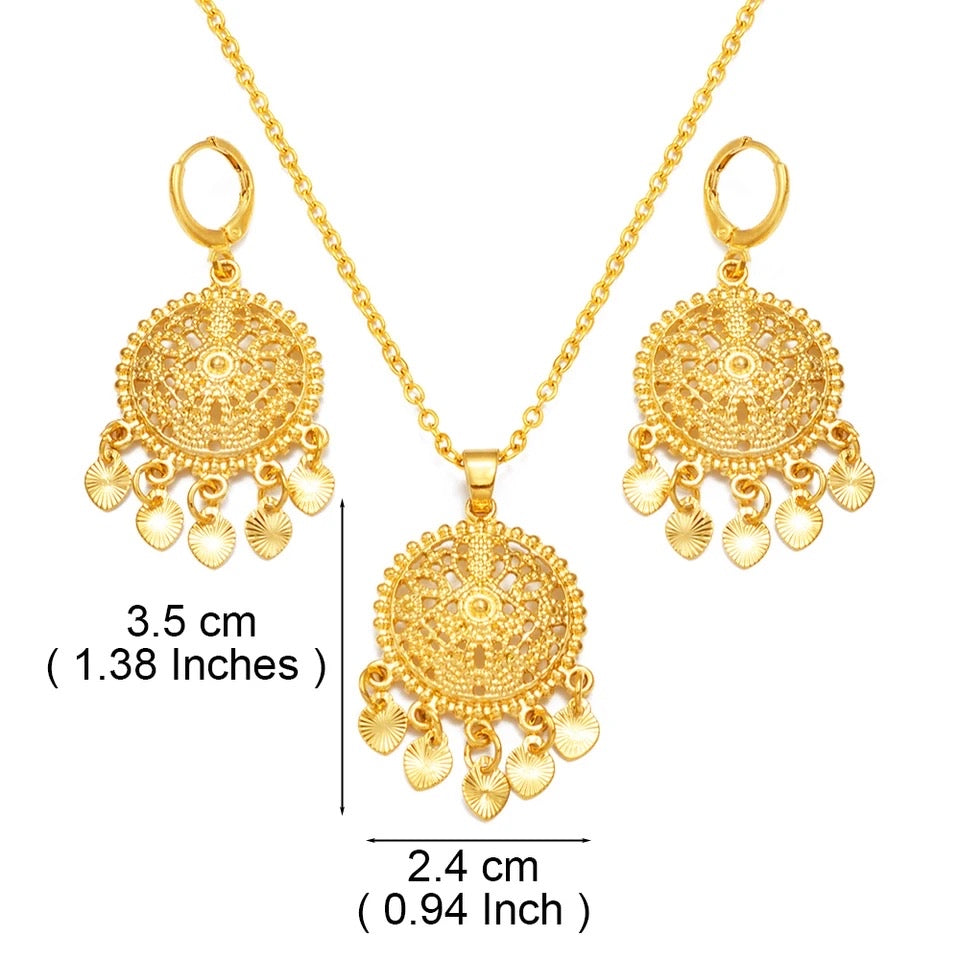 Gold Jewelry Set