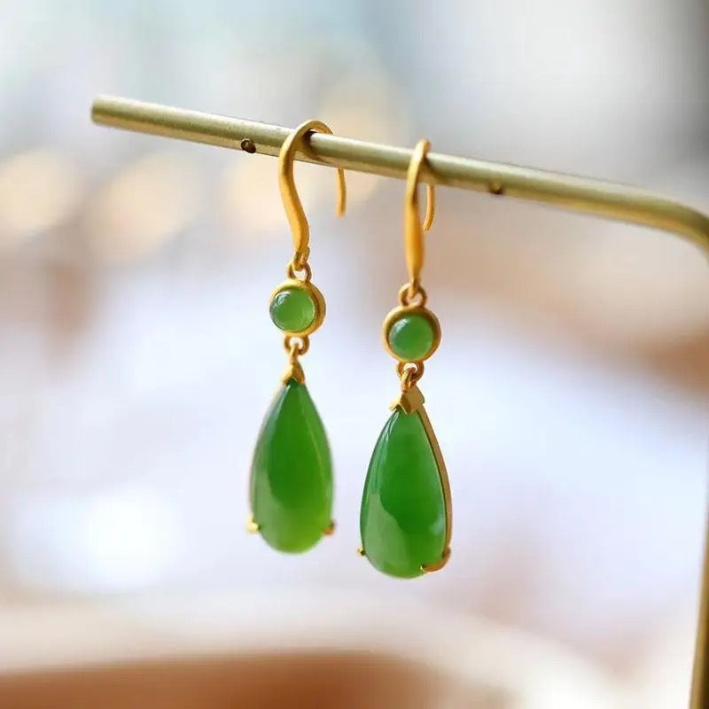Jade Earrings Dangle & Drop Earrings