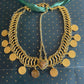 Gold Coin Hair jewelry