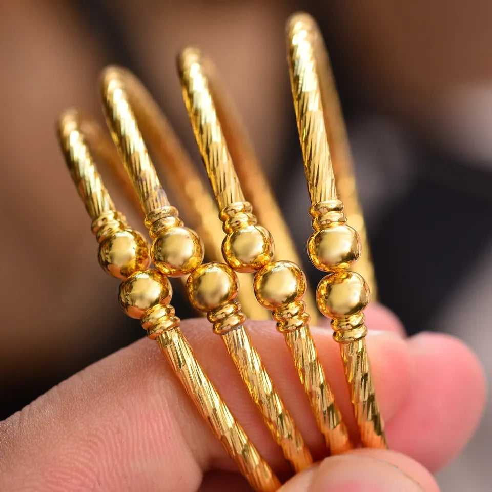 Gold Bangles, 18K Gold Plated Bangles