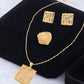 Gold Jewelry Set, Wedding Gold Jewelry