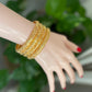 Wedding Gold Bangles, Stackable Bangles