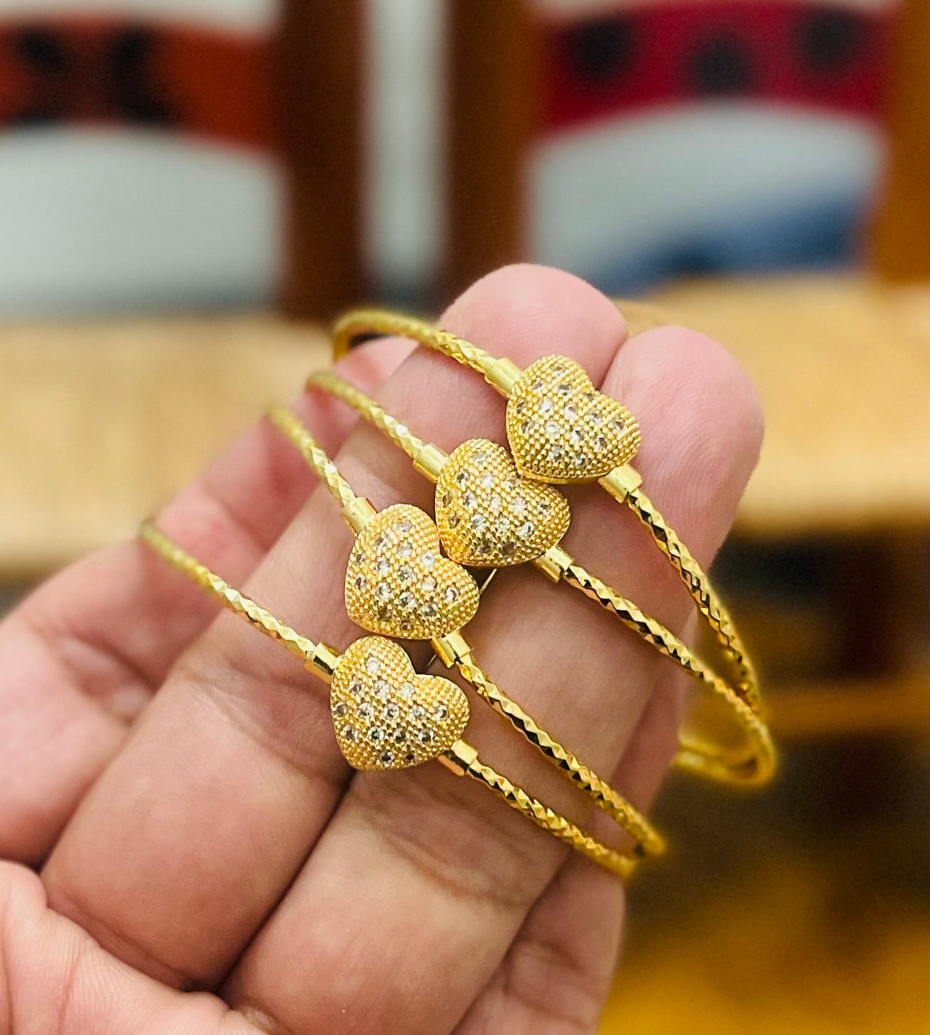 Gold Cuff Bangles, Gold Bangles