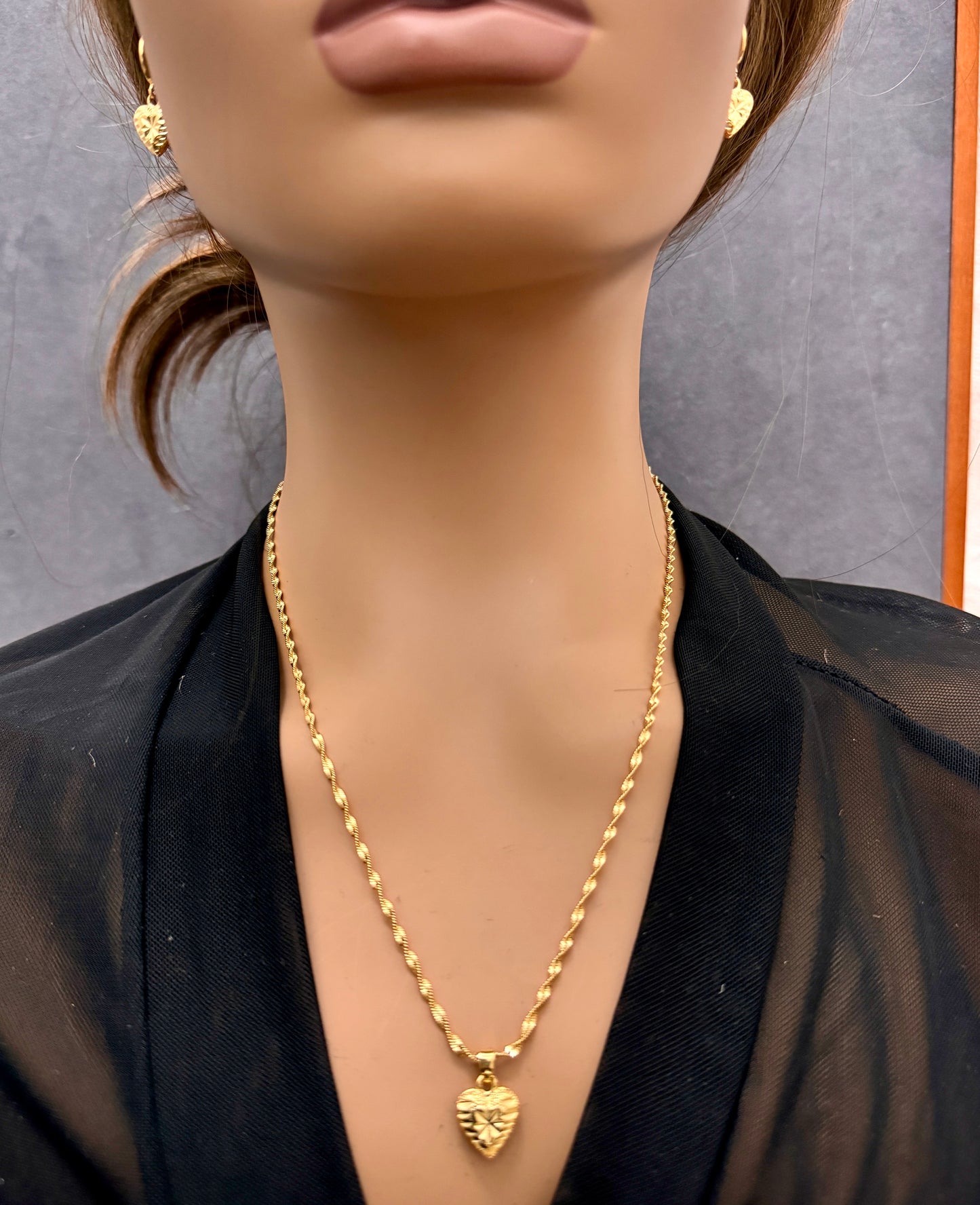 Jewelry set, Dainty Heart Jewelry Set
