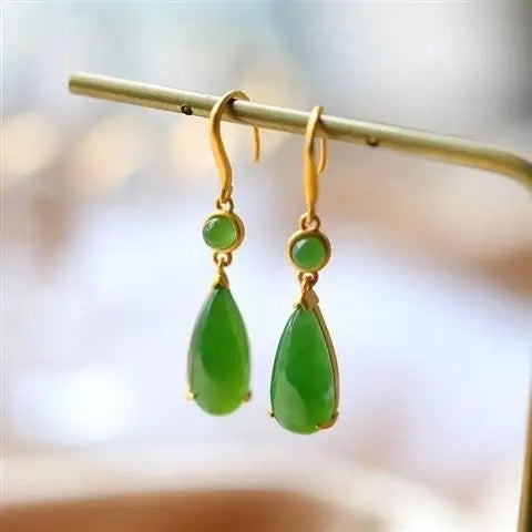 Jade Earrings Dangle & Drop Earrings