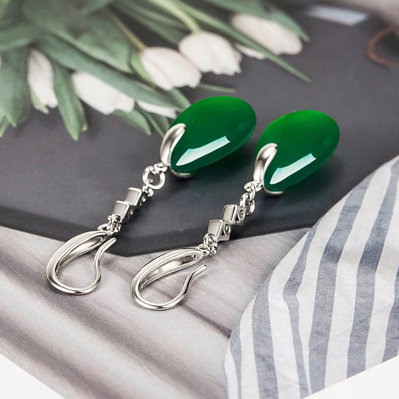 Jade Earrings, Dangle & Drop Earrings